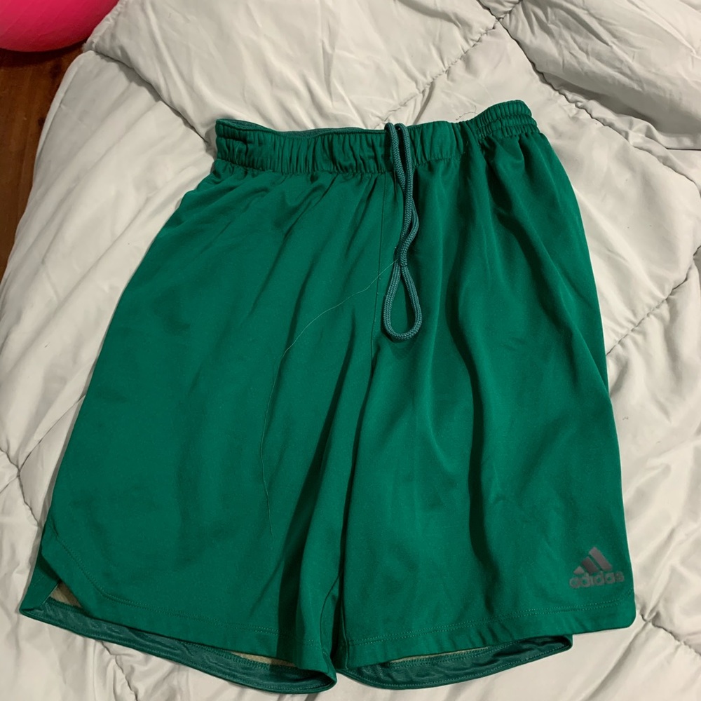 Men’s Green Adidas Shorts